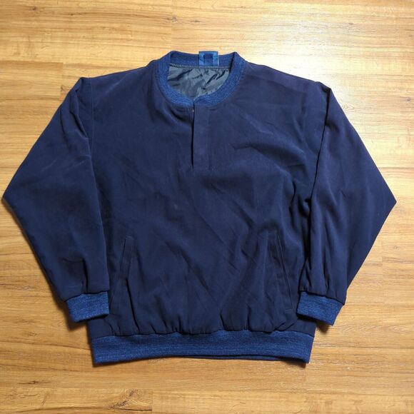 VTG Sunderland Of Scotland Sweater Men’s Medium Golf Windbreaker Suede - Picture 1 of 11